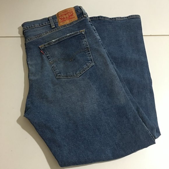 Levi's Other - Levi's 505 Regular Fit Mens Straight Leg Jeans Size 42x32 Medium Wash